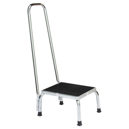 Blickman Step Stool 1251 Chrome w/Handrail 1251